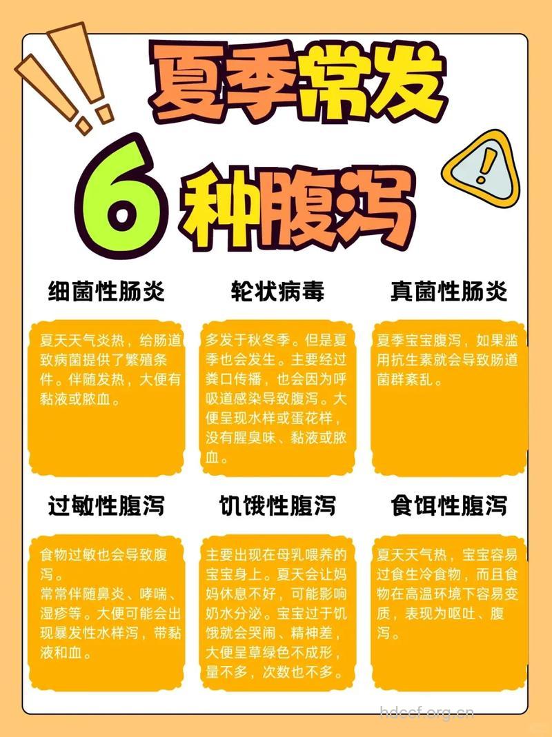 夏天孩子腹泻的主要原因