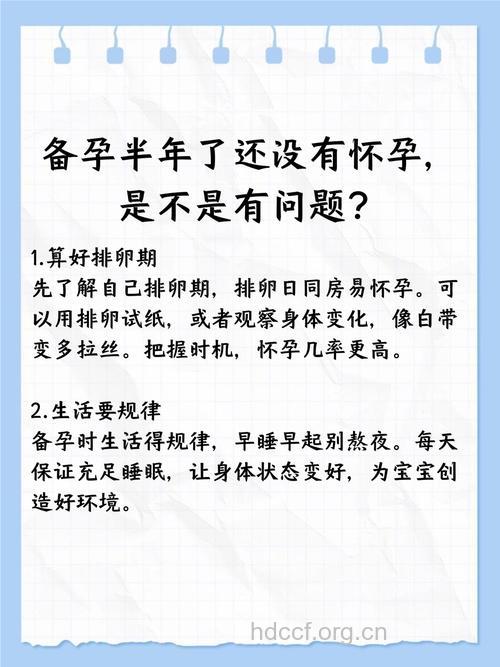 备孕半年没怀孕 就算是不孕了吗