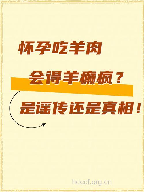 孕妇吃羊肉会得“羊癫疯”？简直是瞎扯