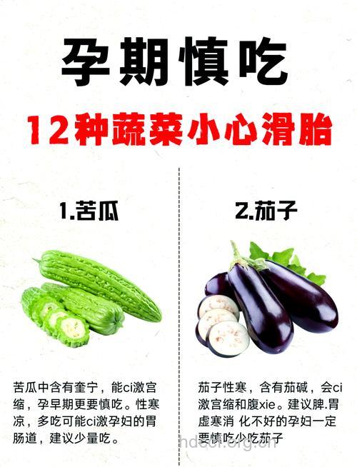 女性怀孕期间 不能吃的六种蔬菜