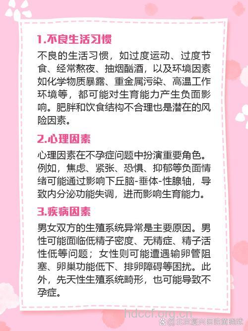 专家提醒 防治不孕不育必知13点
