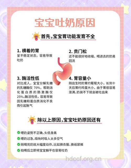 宝宝为什么会吐奶