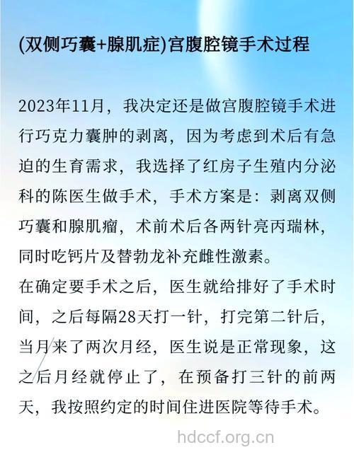 巧克力囊肿术后好孕 备孕成功经验分享