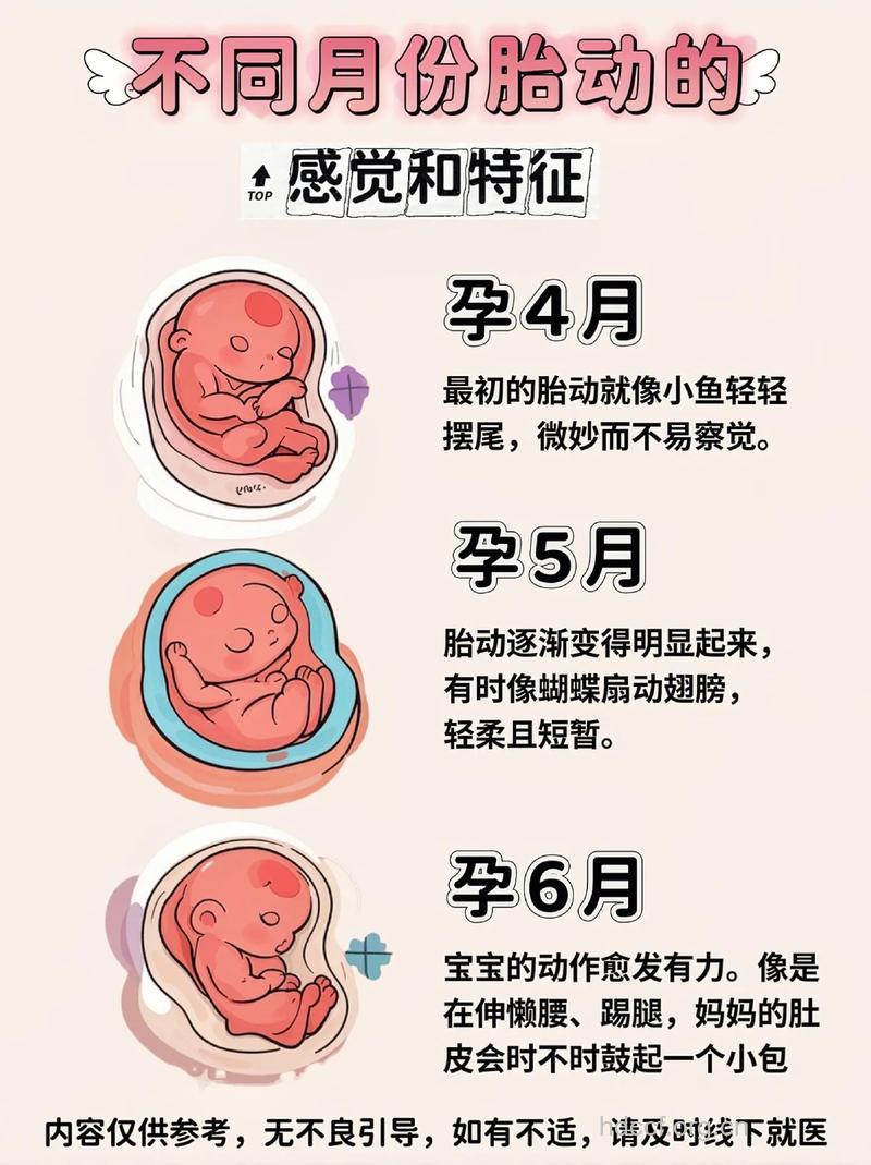 胎动是什么样的感觉 不同月份感觉不同