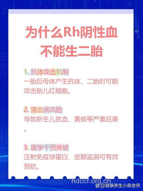 RH阴性血生二胎 危险吗