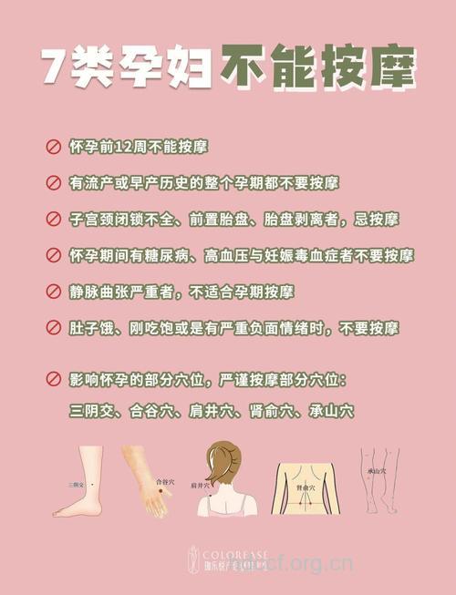 孕期按摩注意事项