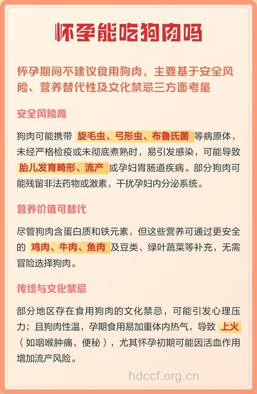 怀孕可以吃狗肉吗