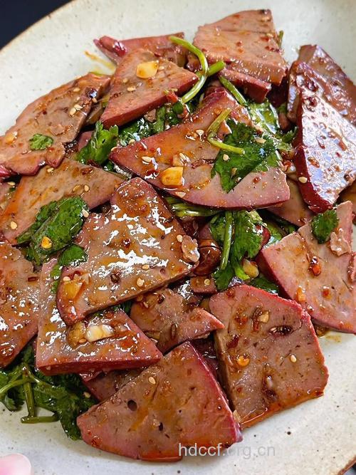 孕妇食谱大全之油菜拌猪肝