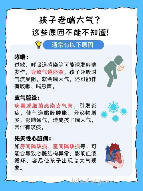 孩子易哮喘的原因