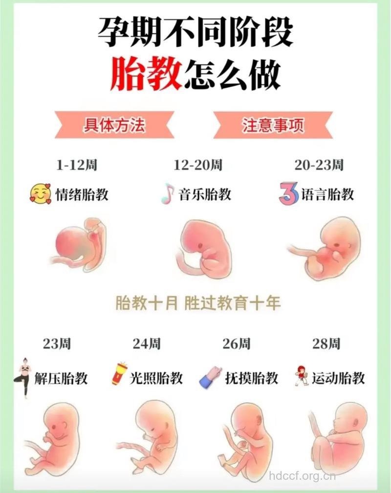 孕期胎教方法 按时间段分是不同的