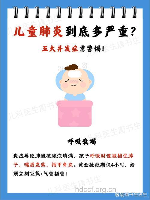 小儿肺炎的并发症有哪些？