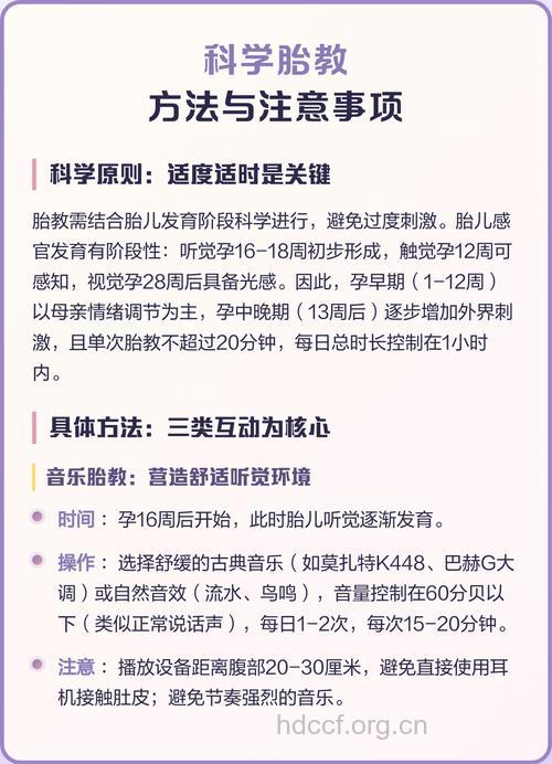 科学胎教的四大“禁忌”