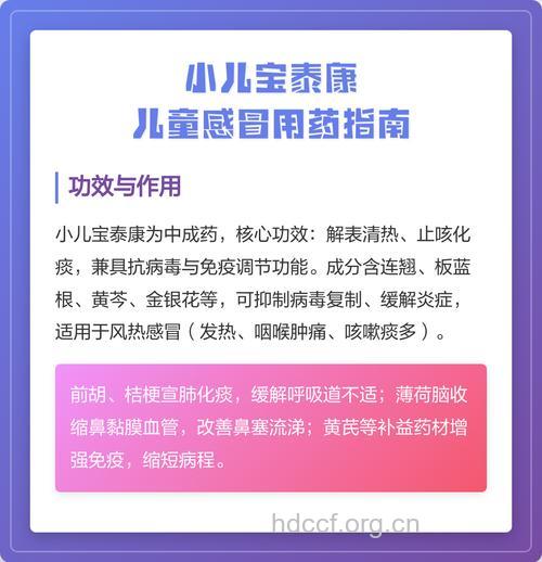 小儿感冒用药有什么讲究