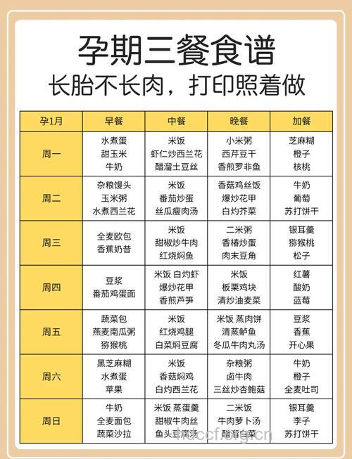 怀孕1-40周吃什么最好