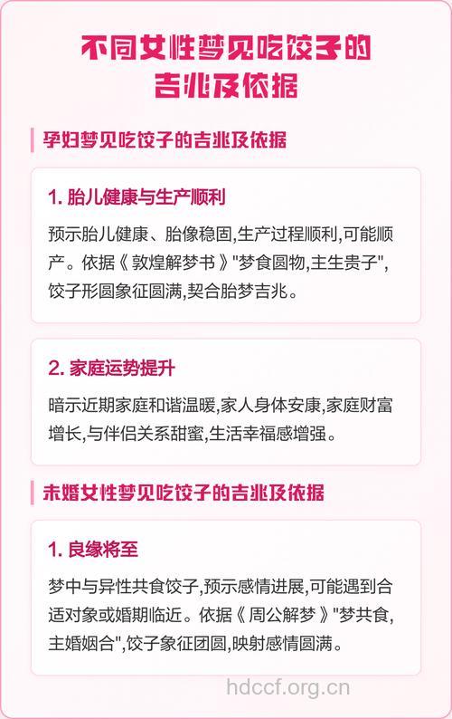 孕妇梦见吃饺子意味着什么