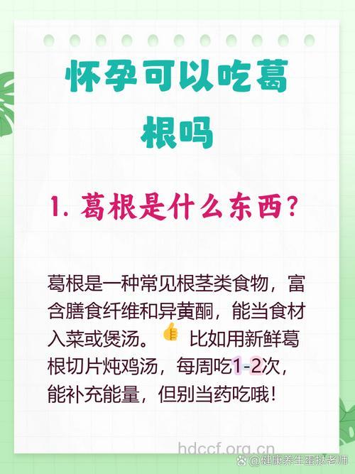 孕妇能吃葛根吗