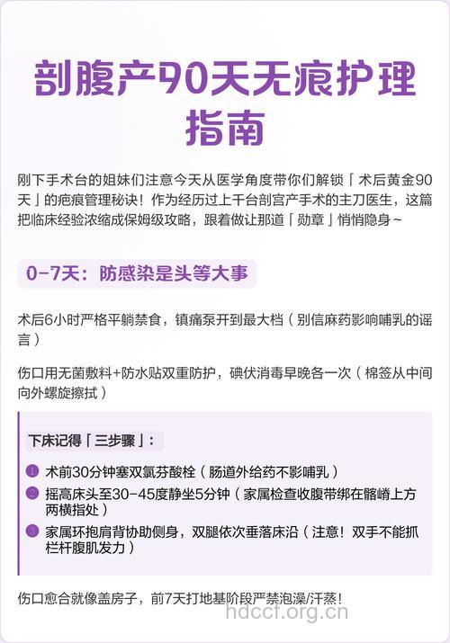 剖腹产护理 如何让剖腹产“了无痕”