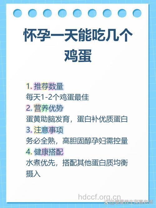 怀孕时每天吃几个鸡蛋