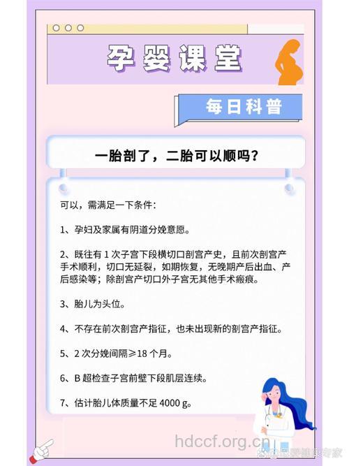 一胎剖二胎顺 有哪些需要注意