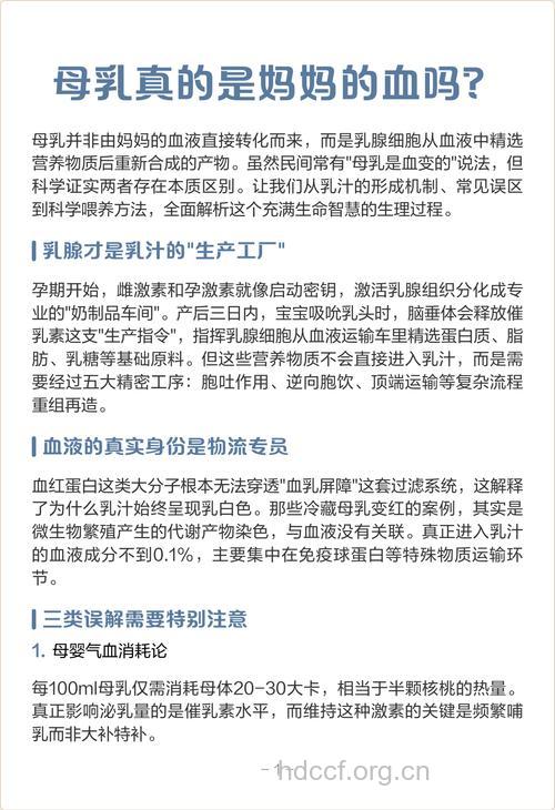 母乳是妈妈的血变的吗?这篇文章了解一下