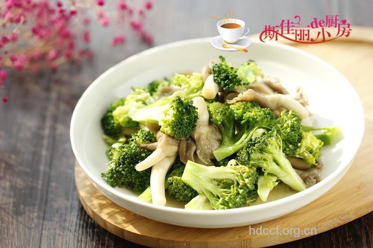 孕妇食谱之白雪映花菜的做法