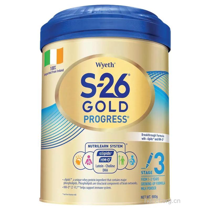 惠氏S-26金装学儿乐配方奶粉评测