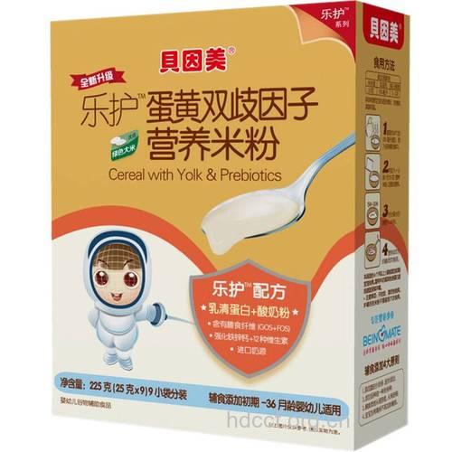 贝因美 蛋黄双歧因子米粉评测