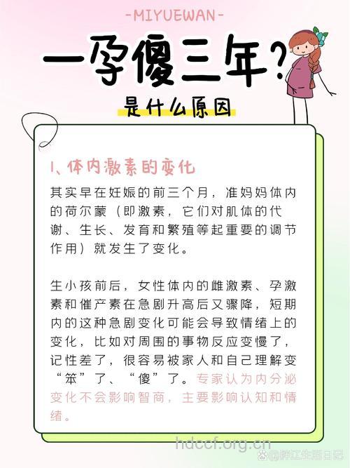 一孕傻三年是真的吗 “孕傻”原因介绍