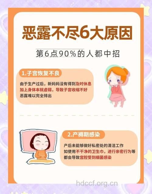 产后恶露反复对女性的危害