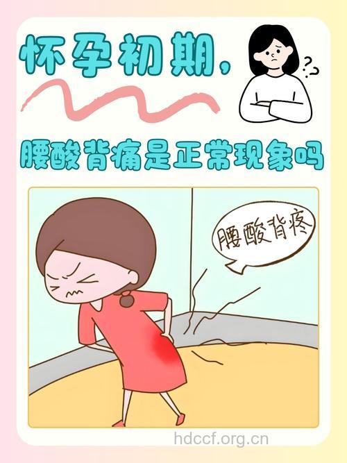怀孕初期腰酸正常吗