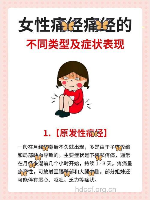 原发性痛经的症状表现具体有哪些
