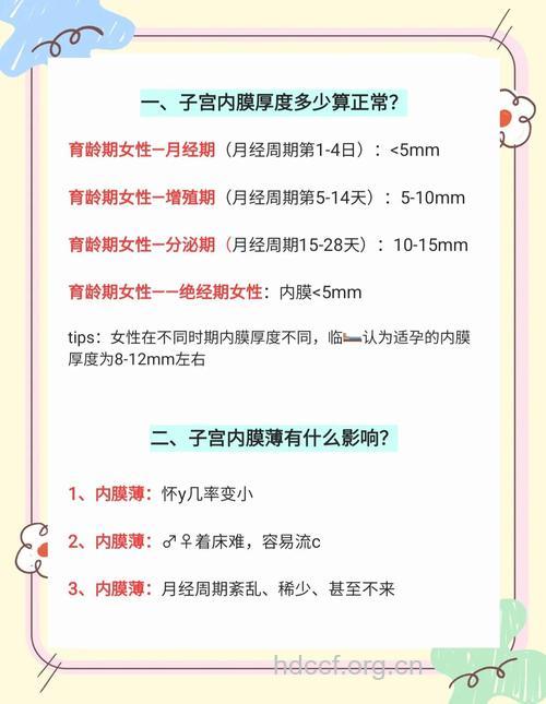 产后子宫内膜厚度多少正常