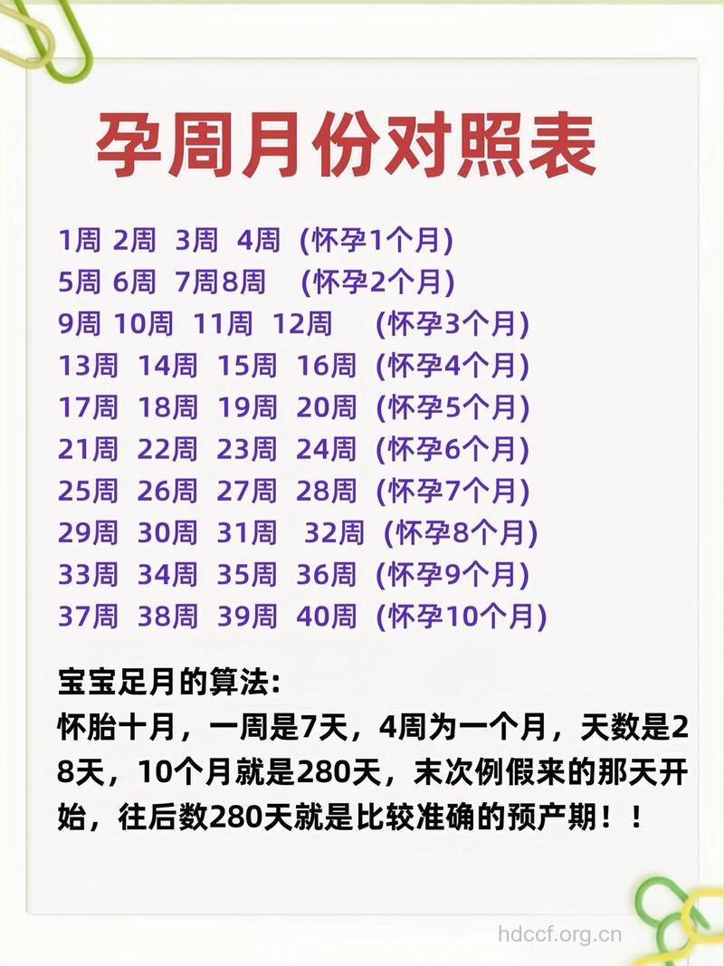 怀孕周期怎么计算