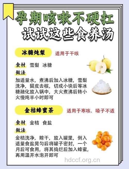 孕妇咳嗽影响胎儿健康 推荐两款止咳方