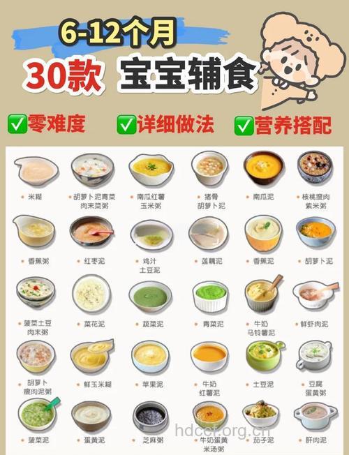 六个月宝宝辅食食谱