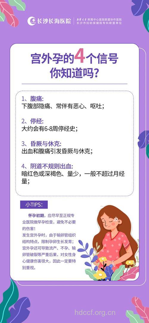 宫外孕爆发前的4大信号