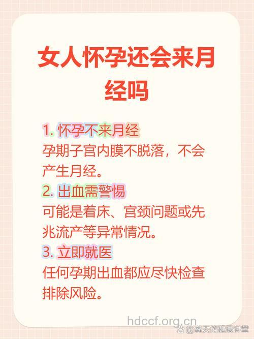 女性怀孕后还会来月经吗