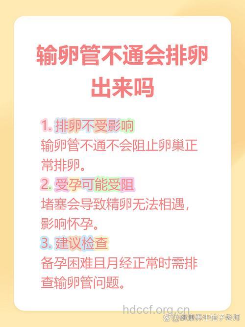 输卵管不通能正常排卵吗