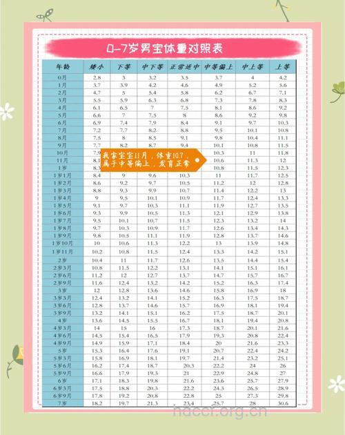 11个月宝宝发育指标