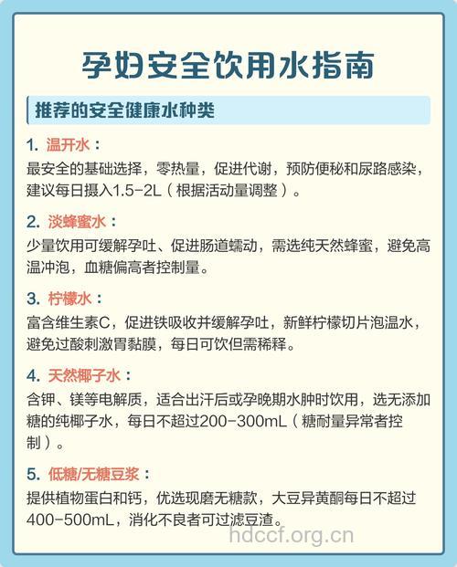 孕妇能不能喝矿泉水