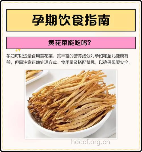 怀孕期间孕妇可以吃黄花菜吗