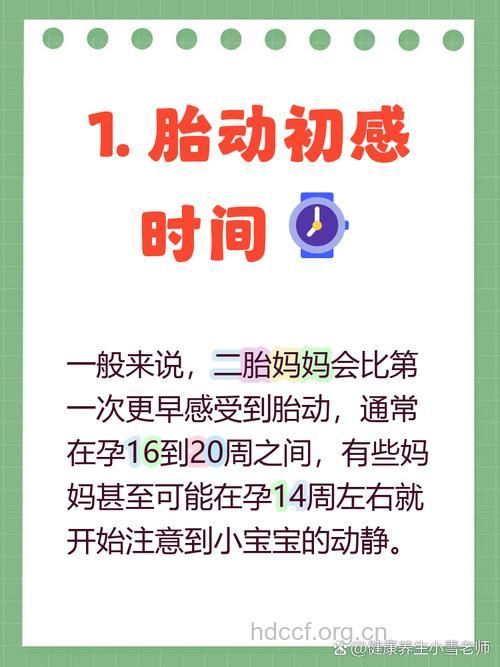 怀二胎多久能感觉胎动