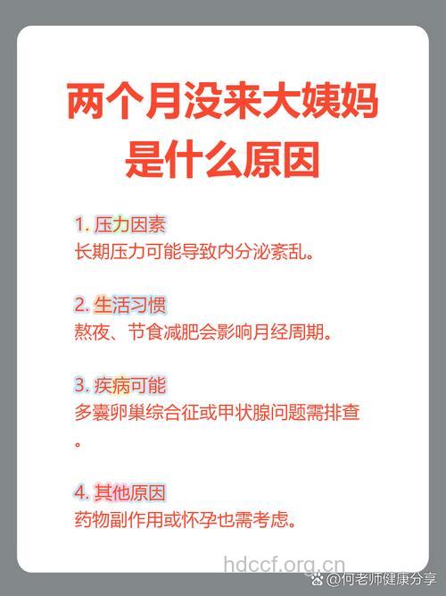 两个月没来月经怎么回事