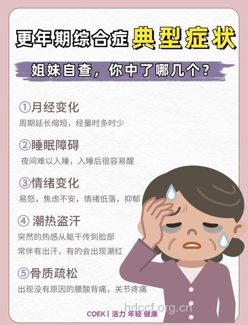 更年期有哪些常见症状