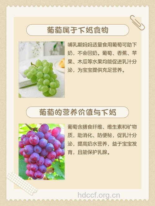 吃葡萄会回奶吗 哺乳期吃什么会回奶