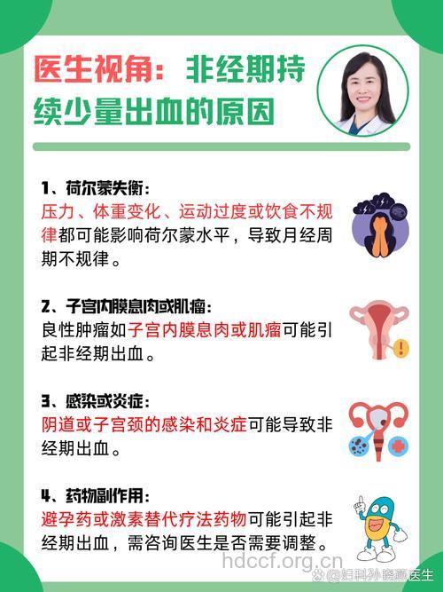 非经期非排卵期出血要注意这4点