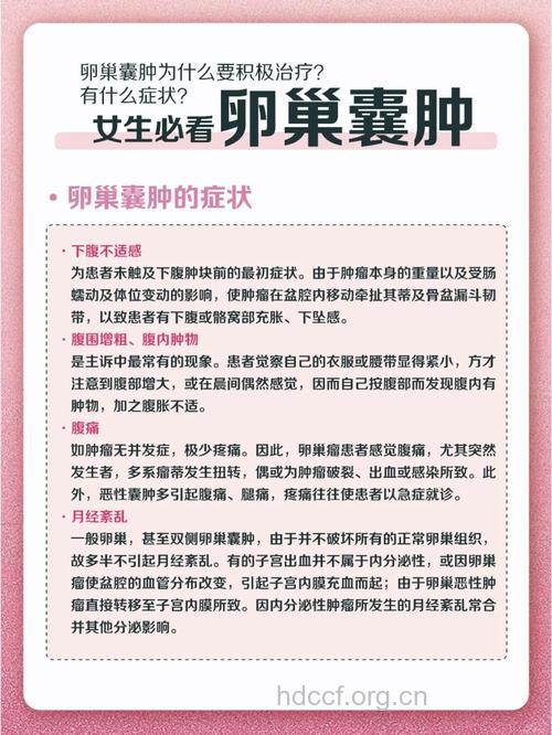 卵巢囊肿的治疗原则