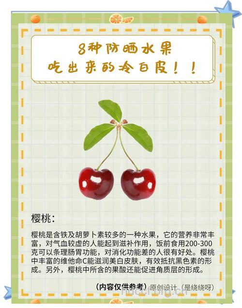 三款水果是天然的“防晒霜”