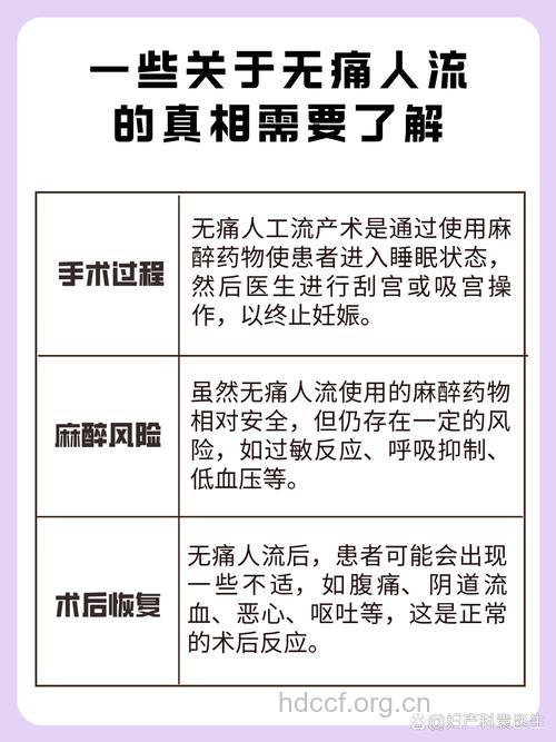 无痛人流不是“无害”人流