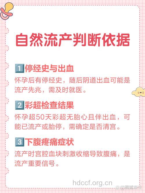 如何判断是否自然流产